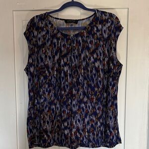 Kasper Women's Multicolor Abstract Blouse